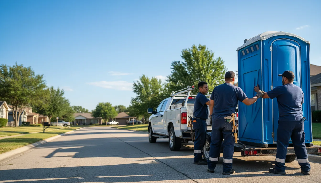 Portable Toilet Rental in Tye, TX near me